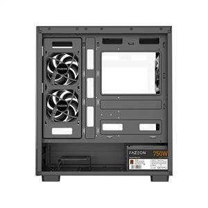 FAZEON F2 750W 80PLUS BRONZE 3x120mm ARGB Fanlı ATX Siyah Bilgisayar Kasası