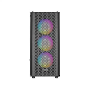 FAZEON F21 650W 80PLUS BRONZE Mesh 4x120mm ARGB Fanlı E-ATX Siyah Bilgisayar Kasası