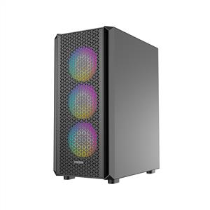 FAZEON F21 650W 80PLUS BRONZE Mesh 4x120mm ARGB Fanlı E-ATX Siyah Bilgisayar Kasası