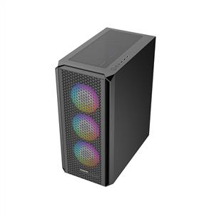 FAZEON F21 650W 80PLUS BRONZE Mesh 4x120mm ARGB Fanlı E-ATX Siyah Bilgisayar Kasası