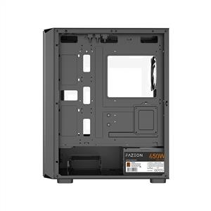 FAZEON F21 650W 80PLUS BRONZE Mesh 4x120mm ARGB Fanlı E-ATX Siyah Bilgisayar Kasası