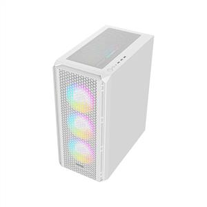 FAZEON F21 650W 80PLUS BRONZE Mesh 4x120mm ARGB Fanlı E-ATX Beyaz Bilgisayar Kasası