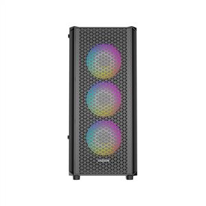 FAZEON F21 750W 80PLUS BRONZE Mesh 4x120mm ARGB Fanlı E-ATX Siyah Bilgisayar Kasası