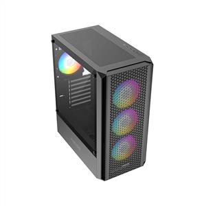 FAZEON F21 750W 80PLUS BRONZE Mesh 4x120mm ARGB Fanlı E-ATX Siyah Bilgisayar Kasası