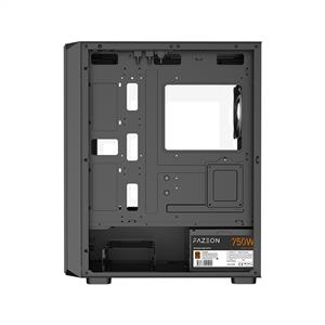 FAZEON F21 750W 80PLUS BRONZE Mesh 4x120mm ARGB Fanlı E-ATX Siyah Bilgisayar Kasası