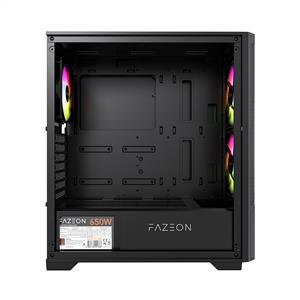 FAZEON F16 650W 80PLUS BRONZE Mesh 2x140mm&1x120mm ARGB Fanlı ATX Siyah Bilgisayar Kasası