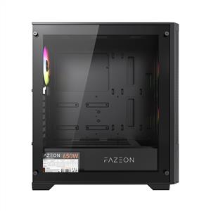 FAZEON F16 650W 80PLUS BRONZE Mesh 2x140mm&1x120mm ARGB Fanlı ATX Siyah Bilgisayar Kasası