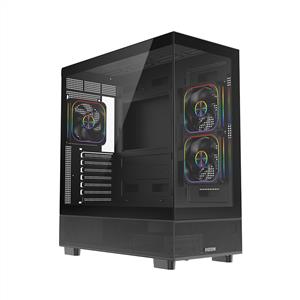 FAZEON F17 1000W 80PLUS BRONZE GEN5 3x120mm ARGB Fanlı ATX Siyah Bilgisayar Kasası