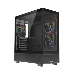 FAZEON F17 750W 80PLUS BRONZE 3x120mm ARGB Fanlı ATX Siyah Bilgisayar Kasası