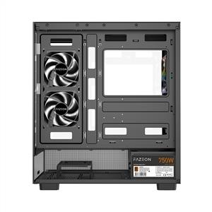 FAZEON F17 750W 80PLUS BRONZE 3x120mm ARGB Fanlı ATX Siyah Bilgisayar Kasası