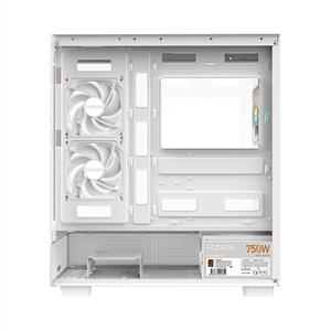 FAZEON F17 750W 80PLUS BRONZE 3x120mm ARGB Fanlı ATX Beyaz Bilgisayar Kasası