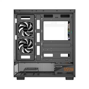 FAZEON F17 850W 80PLUS BRONZE 3x120mm ARGB Fanlı ATX Siyah Bilgisayar Kasası