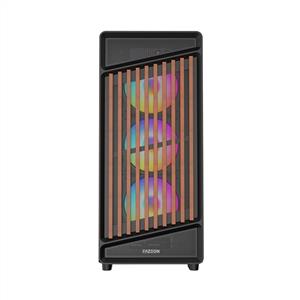 FAZEON F19 750W 80PLUS BRONZE 4x120mm ARGB Fanlı ATX Siyah Bilgisayar Kasası