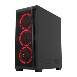 FRISBY 4x120mm RGB FANLI 650W 80 PLUS MESH ÖN PANEL MidT ATX GAMING KASA