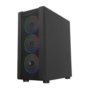 FRISBY 4x120mm RGB FANLI 600W 80 PLUS USB3.0 MidT ATX GAMING KASA
