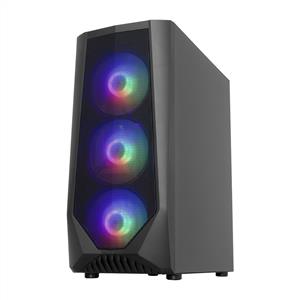 FRISBY 4x120mm RAINBOW FANLI 600W 80PLUS BRONZE USB3.0 MidT ATX GAMING KASA