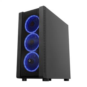 FRISBY MESH 4x120mm Dual-Ring RGB 600W 80 PLUS USB3.0 MidT ATX GAMING KASA