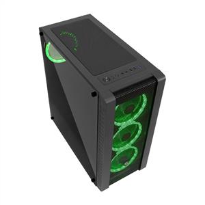 FRISBY MESH 4x120mm Dual-Ring RGB 600W 80 PLUS USB3.0 MidT ATX GAMING KASA