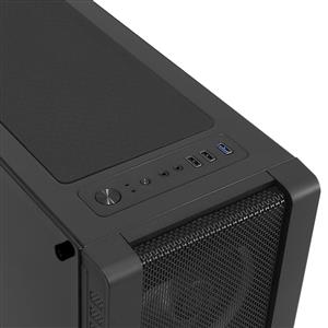 FRISBY MESH 4x120mm Dual-Ring RGB 600W 80 PLUS USB3.0 MidT ATX GAMING KASA