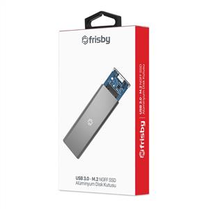 FRISBY FHC-M2310 M.2 NGFF SSD USB 3.0 ALİMİNYUM HARDDISK KUTUSU