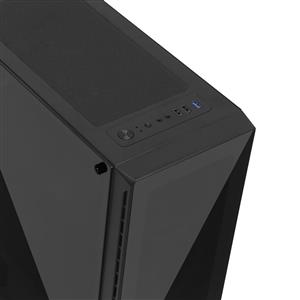 FRISBY 4x120mm DOUBLE SLIM RING FANLI 600W 80PLUS MidT ATX GAMING KASA