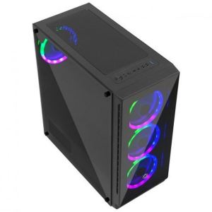 FRISBY FC-9280G USB 3.0 Midt ATX 4x120mm LED FANLI KASA