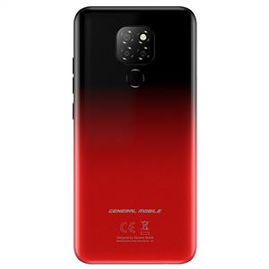 General Mobile Gm20 Tek Sim Akıllı Telefon Gece Yarısı Kırmızısı