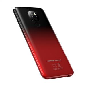 General Mobile Gm20 Tek Sim Akıllı Telefon Gece Yarısı Kırmızısı
