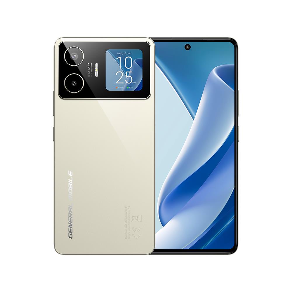 General Mobile GM 26 Pro 5G Dual 12+512 GB Akilli Telefon Yildiz Tozu Altin
