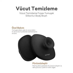 Geske Yumuşak Silikonlu Vücut Temizleme Fırçası