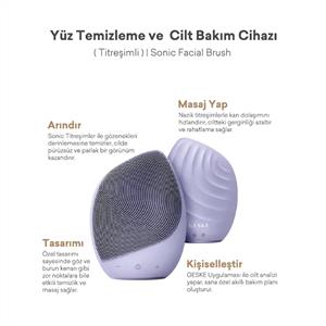 Geske Yüz Temizleme ve Cilt Bakım Cihazı Mor