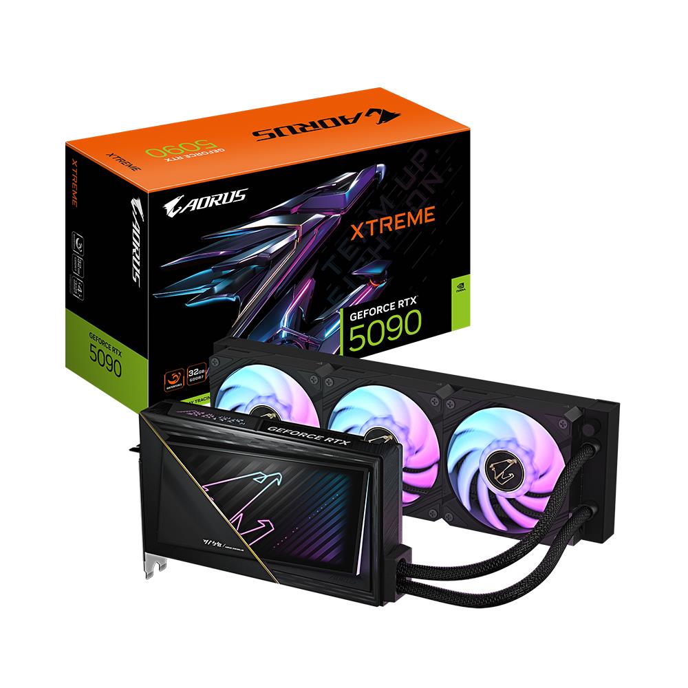 GIGABYTE AORUS GeForce RTX 5090 XTREME WATERFORCE 32G GDDR7 512Bit