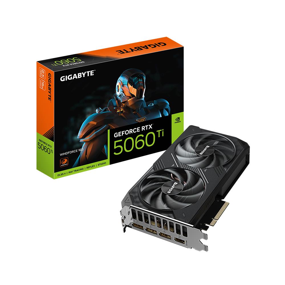 GIGABYTE GeForce RTX 5060 TI WINDFORCE 8GB GDDR7 128Bit DLSS 4