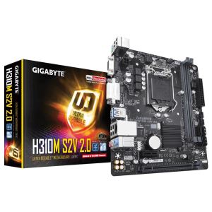 GIGABYTE H310M S2V Intel H310 Socket 8-9. Nesil 1151 DDR4 2666MHz USB3.1 Anakart