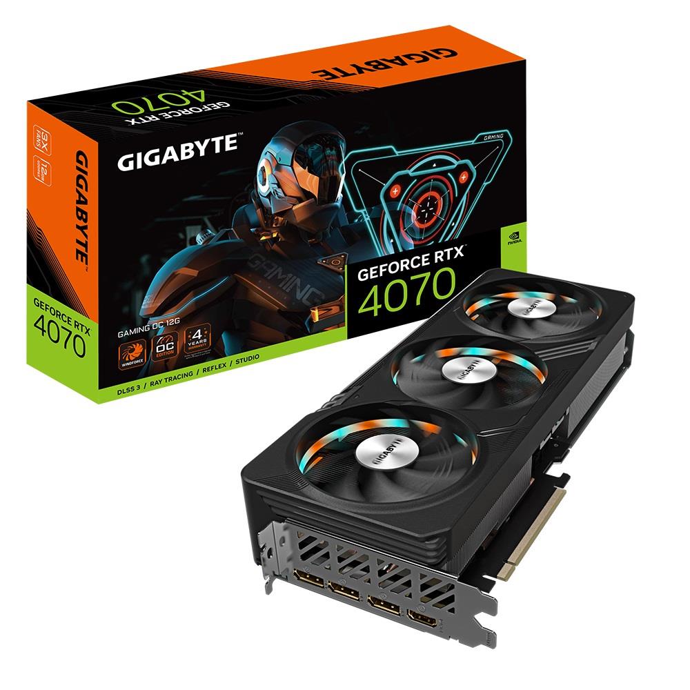 GIGABYTE GeForce RTX 4070 GAMING OC 12GB GDDR6X 192Bit Nvidia RGB