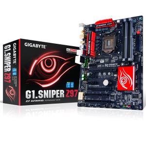GIGABYTE G1.Sniper Z97 Intel Z97 Soket 1150 DDR3 3000MHz(O.C) HDMI&DVI Anakart
