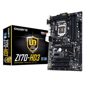 GIGABYTE Z170-HD3 Intel Z170 Soket 1151 DDR4 3466 (O.C)MHz HDMI&DVI&Anakart