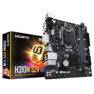 GIGABYTE H310M-S2V Intel H310 Socket 8.-9.Nesil 1151 DDR4 2666MHz USB3.1 Anakart