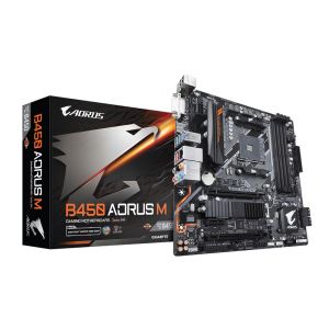 GIGABYTE B450 AORUS M AMD B450 Socket AM4 Ryzen™ DDR4 3600MHz(O.C.) Anakart
