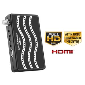 GOLDMASTER  MİCRO HD-ATLAS TKGS (Türksat Kanal Güncelleme Sistemi), HDMI, USB