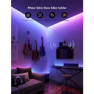 Govee RGBWWIC Matter Destekli Kesilebilir Matter Destekli LED Şerit 2 Pro - 5 Metre