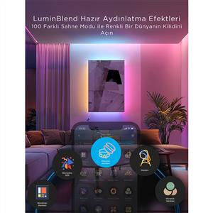 Govee RGBWWIC Matter Destekli Kesilebilir Matter Destekli LED Şerit 2 Pro - 5 Metre