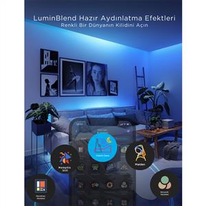 Govee RGBWWIC Matter Destekli Kesilebilir Matter Destekli LED Şerit 2 Pro - 5 Metre