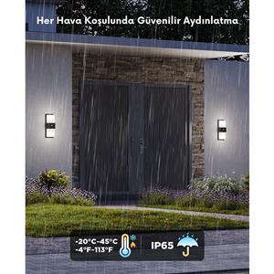 Govee Dış Mekan Hareket Sensörlü Duvar Aydınlatması IP65