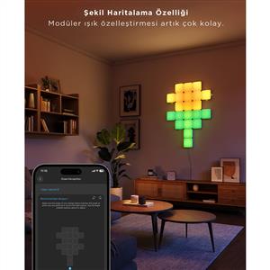 Govee Mini Panel Gaming Kare Duvar Aydınlatması 10 Parçalı