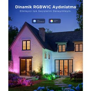 Govee RGBICWW Dış Mekan Spot Aydınlatma - 2'li Paket