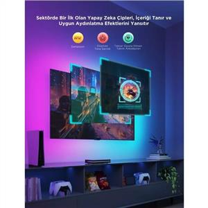 Govee AI Sync Box 2 75-85 Inc TV Arkası LED Aydınlatma