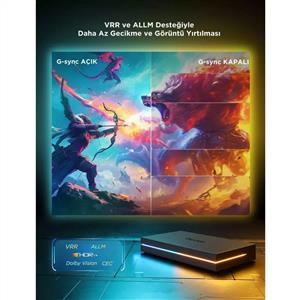 Govee AI Sync Box 2 75-85 Inc TV Arkası LED Aydınlatma
