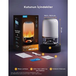 Govee RGBICWW Masa Lambası 2 Pro x JBL