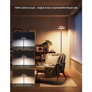 Govee RGBWW +RGBIC +WW Uplighter Köşe Lambası